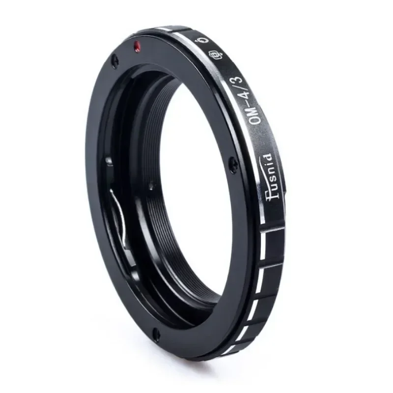 Bague d'adaptation d'objectif OM-4/3 pour objectif Olympus OM à 4/3 Bague d'adaptation de montage d'appareil photo quatre tiers E-620 Efemelle E450 E-520 E5 Accessoire E-3