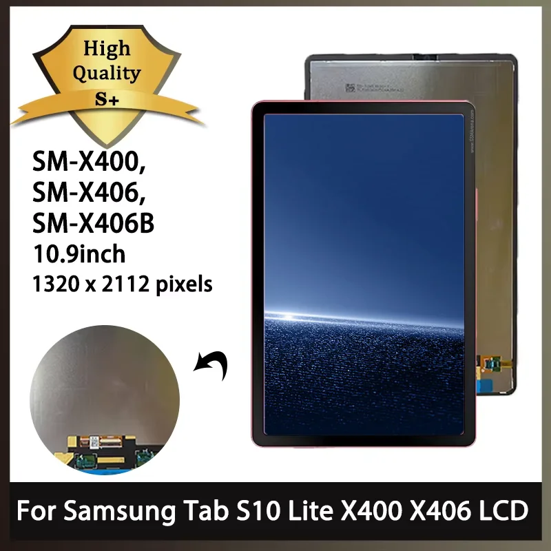 SM-X400 SM-X406 SM-X406B Premium Lcd For Samsung Tab 10.9 S10 Lite X400 X406 LCD Touch Screen Digitizer Panel Assembly
