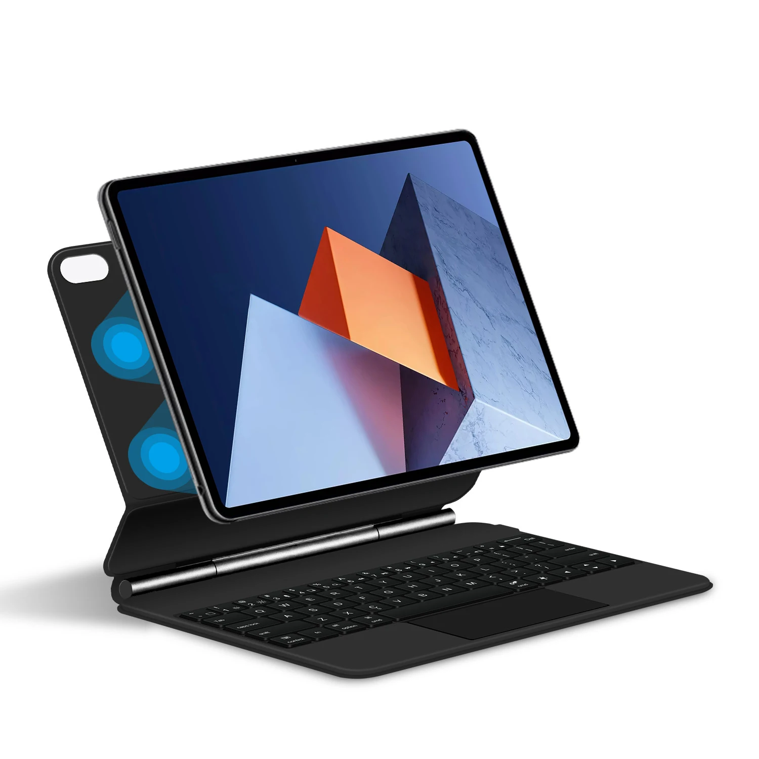 AJIUYU Folio Magic Keyboard for Huawei MateBook E 2022 12.6 inch DRC-W58 W38 W56 W76 Tablet Smart Magnetic Case Keyboard Cover