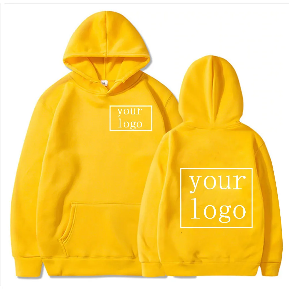 Custom Pattern Your Logo Print Hoodies Men Woman Oversized Hoodie Hooded Sweatshirts Harajuku Pullovers Unisex Tracksuit Clothes