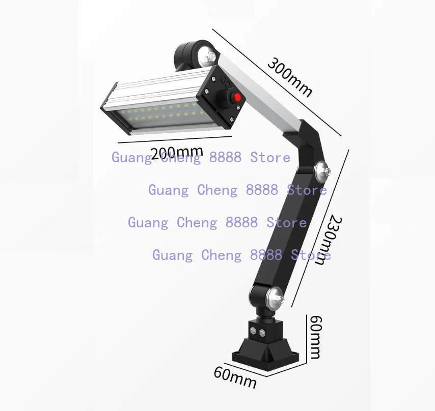 1PC New LED Machine Tool Work Light 220v Milling Machine Punch Grinding Waterproof Light 24v CNC Long Arm Lathe Light 36v