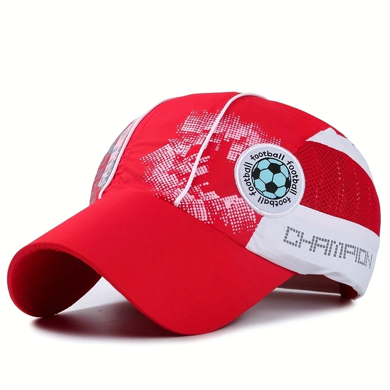 Sommer Quick Dry Mesh Baseball Cap für Kinder Jungen Mädchen Atmungsaktive Sport Papa Hut Snapback Bequeme Leichte Kappe – Detail 2