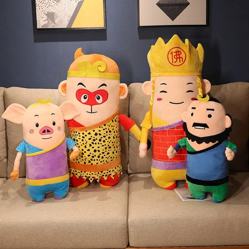 brinquedo-de-pelucia-fofo-de-35-50cm-da-serie-viagem-ao-oeste-zhu-bajie-sun-wukong-tang-sanzang-sha-wujing-presentes-de-aniversario-para-criancas-e-fas