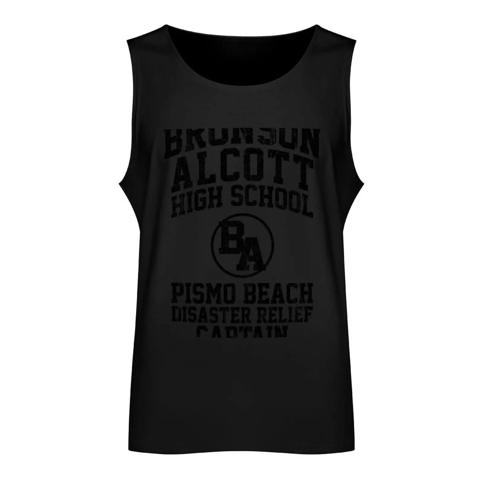 Bronson Alcott High Pismo Beach Disaster Relief Captain - Clueless (Variant) Tank Top Men's vest