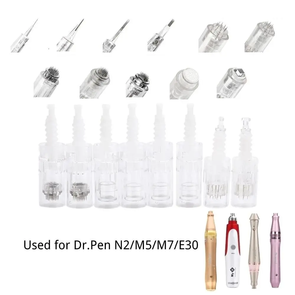 5PCS DermaTool Bayonet Needles Cartridge for Derma Pen N2/M5/M7/E30 Nano/9 Pin/12 Pin/36 Pin/42 Micro Needle Replacement Head