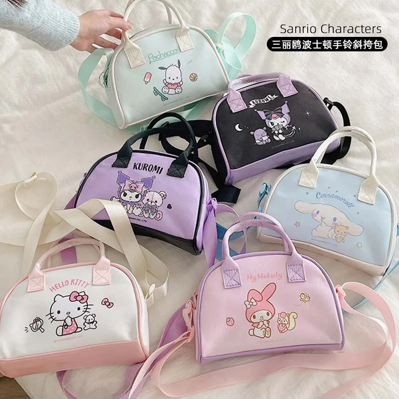 

Sanrio Kawaii Hello Kitty Crossbody Bag My Melody Cinnamoroll Anime Cartoon Sweet Fashion Commuting Daily Mini Hand-carrying Bag