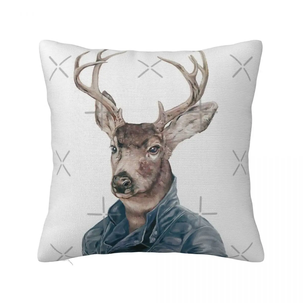 

Deer In Navy Blue Pillow Pillows Cover Covers For Bed Pillows Pillow Case Pillow Cover