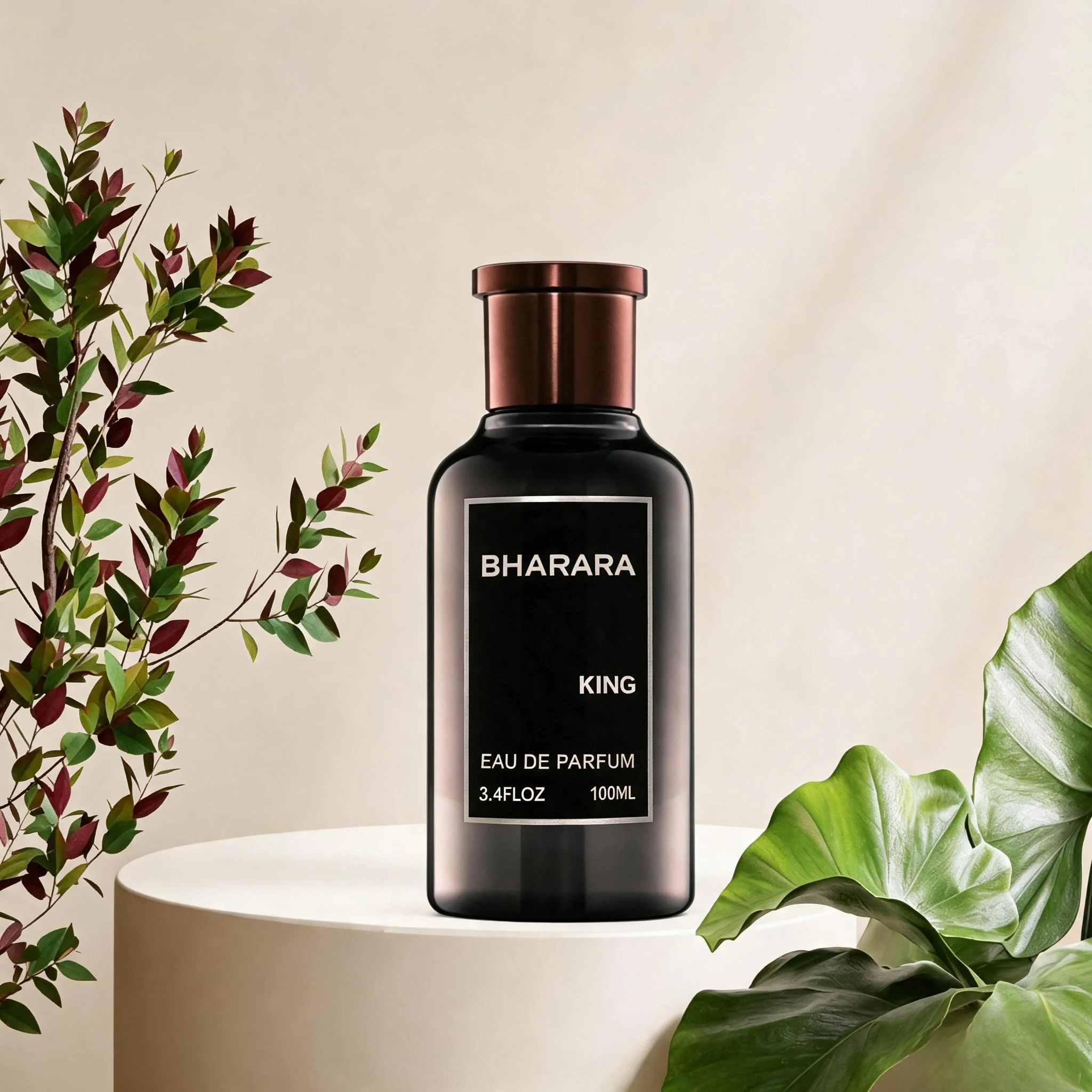 Bharara King For Men Eau De Parfum Spray 100ml Long Lasting Luxury Arabian Masculine Fragrance Designer Cologne For Daily And Special Occasions