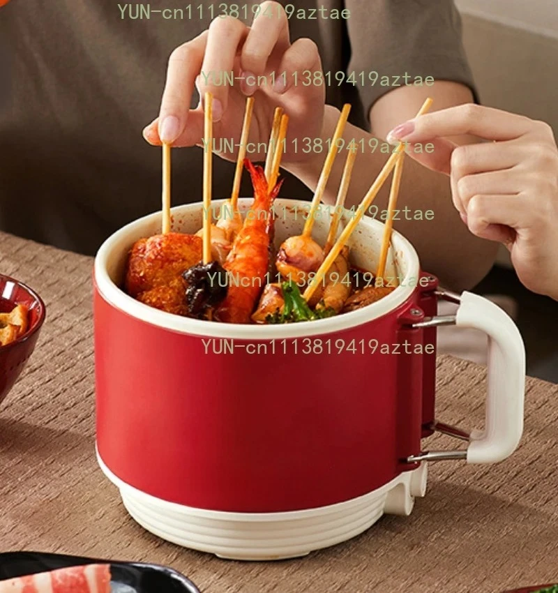 220V S26 Small Electric Cooker 1.6 Home Non-stick Rice Cooker Portable Electric Hot Pot  Travel Noodle Pot