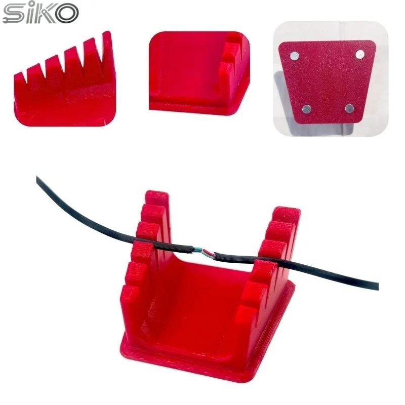 Wire Fixture With Magnetic ABS High Strength Corrosion & Heat Resistant Secure Wires Slot 5 Sizes for Welding/Soldering Stations