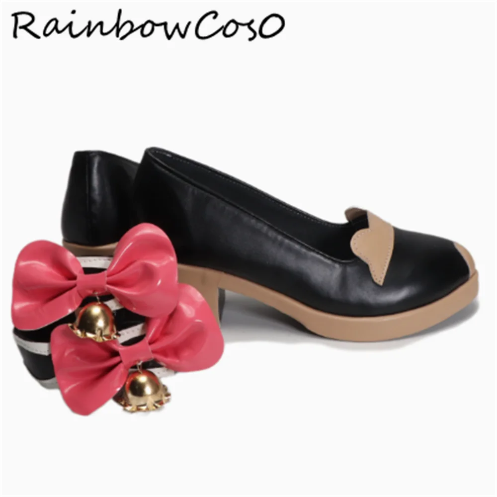 Xiangling Genshin Impact コスプレ靴ブーツゲームアニメパーティーハロウィン RainbowCos0 W4908