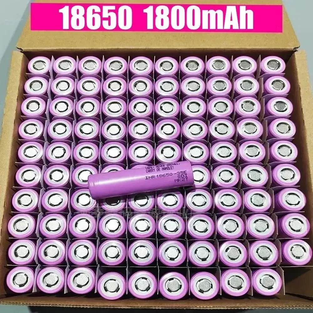 NEW18650-35E 1800mAh 100% Genuine  3.7V 20A Rechargeable 18650 Lithium Ion Battery for Toys Power Tools Flashlight 18650 Battery