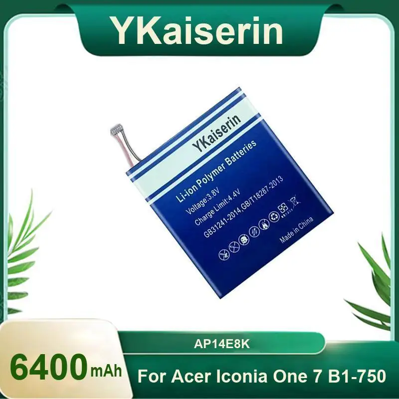 

Стабильный блок питания AP14E8K, замена батареи для планшета премиум-класса для Acer Iconia One 7 B1-750 6400 мАч