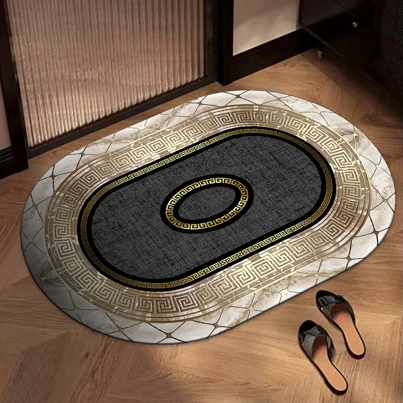 Kitchen floor mat non-slip oil-absorbing scrubbable leave-in foot pad corner dirt-resistant absorbent pad 2025 new model