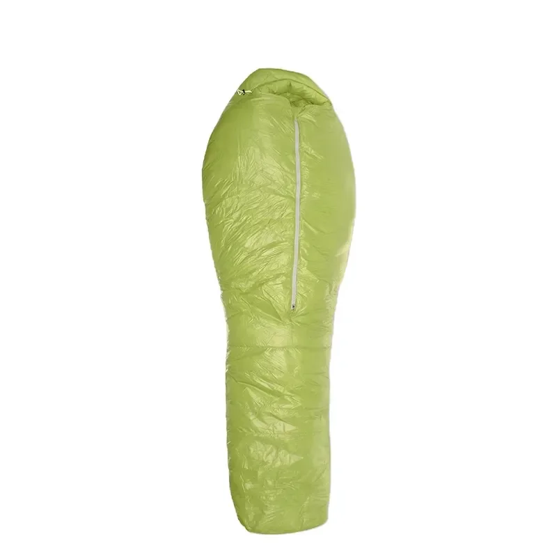 Water Repellent Grey Goose Down Sleeping Bag Filling 1300 g Ripstop Nylon Winter Sleeping Bag Outdoor Camping in Cold Weather