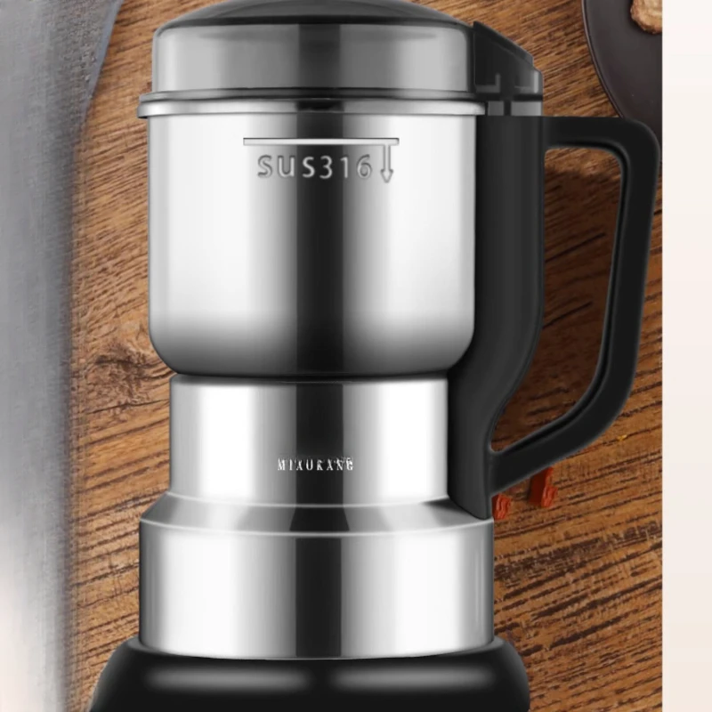 Мини-измельчитель, многофункциональный измельчитель трав и зерна, сверхтонкий шлифовальный станок, высокоскоростная дробилка, легко очищаемая мельница