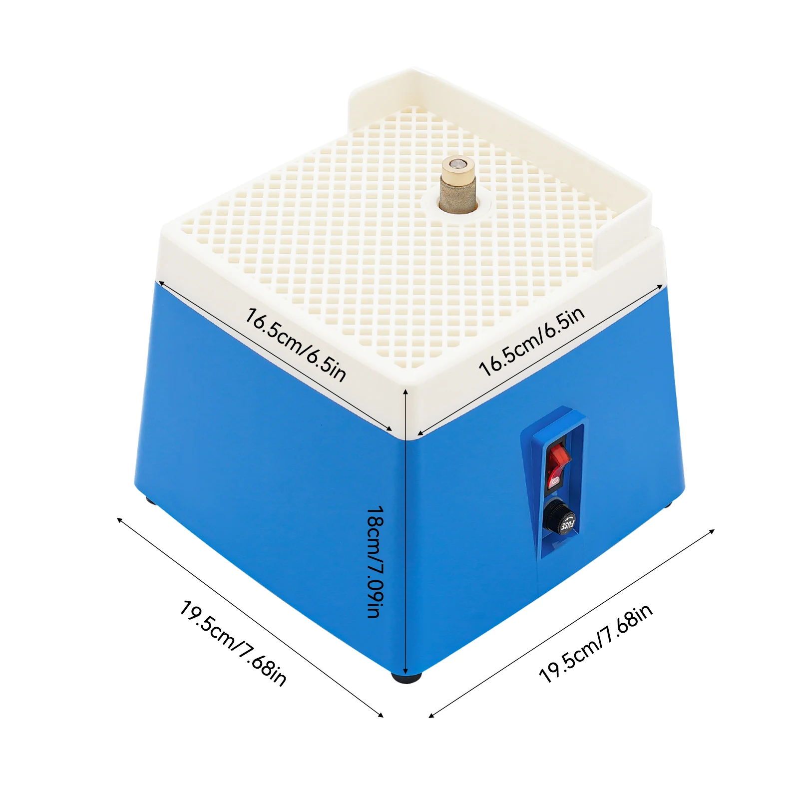 25*25*25cm 220v Blauw Gebrandschilderd Glas Grinder Automatisch Ontwerp Keramisch Slijpgereedschap Glas Grinder Machine voor het Slijpen van Platte Gebogen - afbeelding 2