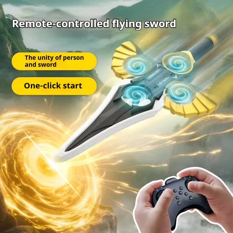 감각적인 검 비행 원격 제어 검 장난감 드론 검 비행기 소년 장난감 2025 새로운 유도 비행