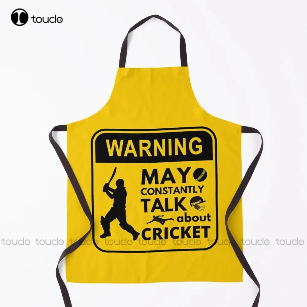 New May Constantly Talk About Cricket Warning Apron Aprons Women Men  Unisex