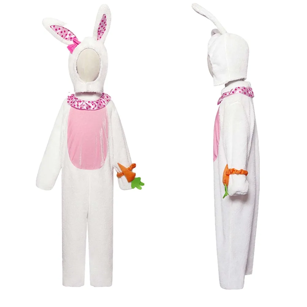 Halloween Baby Bunny Climbing Jumpsuit Cosplay Costume Outfits Carnival Suit Cartoon Soft Stuffed Mascot Birthday Xmas Gift