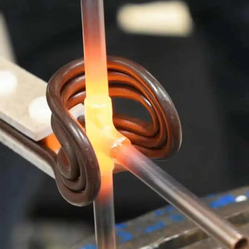 Customized 10Kw To 60Kw Movable Water Cooling Induction Heater With HHT And Detachable Inductor