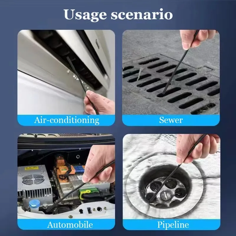 Professional HD Autofocus Camera 1cm~5m Endoscope Camera with 12mm Probe Hardwire cable and 8LEDs Light for Huawei PC Xiaomi