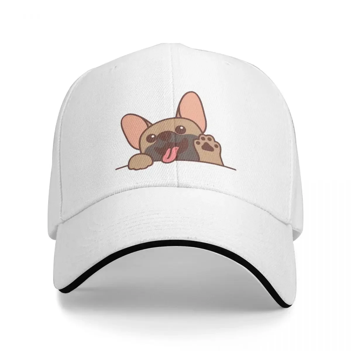 Summer Cap Sun Visor Kawaii Cute French Bulldog Puppy Hip Hop Caps French Bulldog Cowboy Hat Peaked Hats