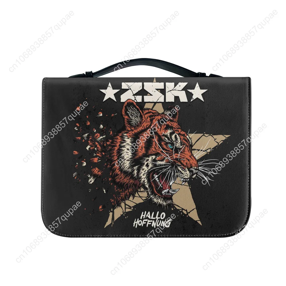 ZSK German Berlin Skateboard Punk Band Bible Bags Christian Gifts Cover Bible Pack Waterproof Leather Bag Pockets Package Case