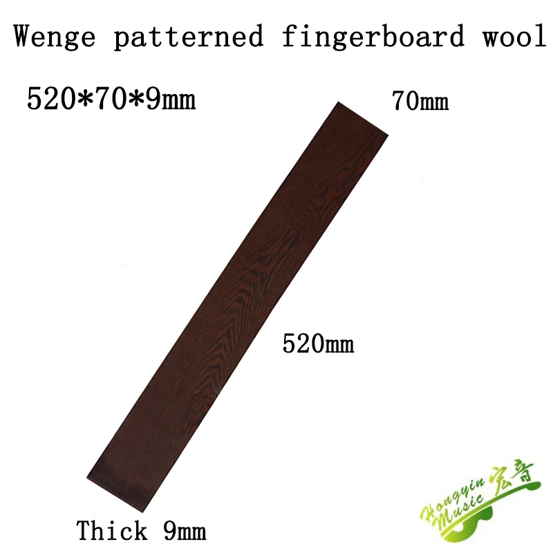 Gitarren-Griffbrett aus Ebenholz 520*70*8mm HUATOOL – Detail 12