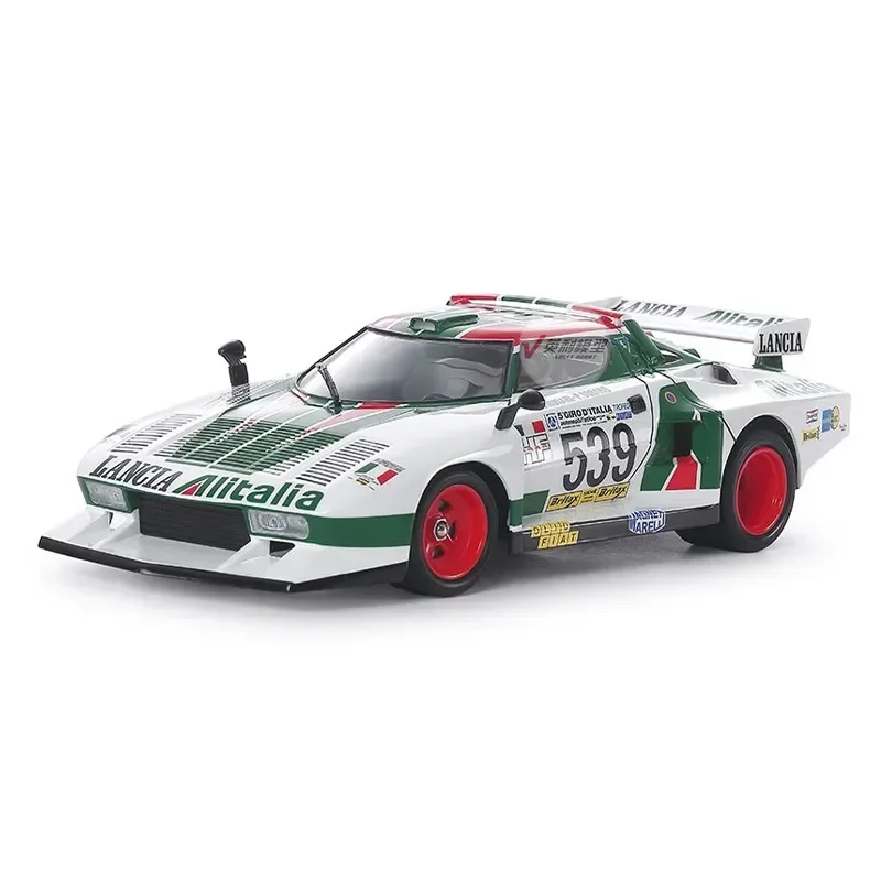 Tamiya-Kit de construction de modèle de figurine de pilote pour adultes, modèle de voiture en plastique, jouets de bricolage, 25210, LANCIA Stratos Turbo W, 1/24