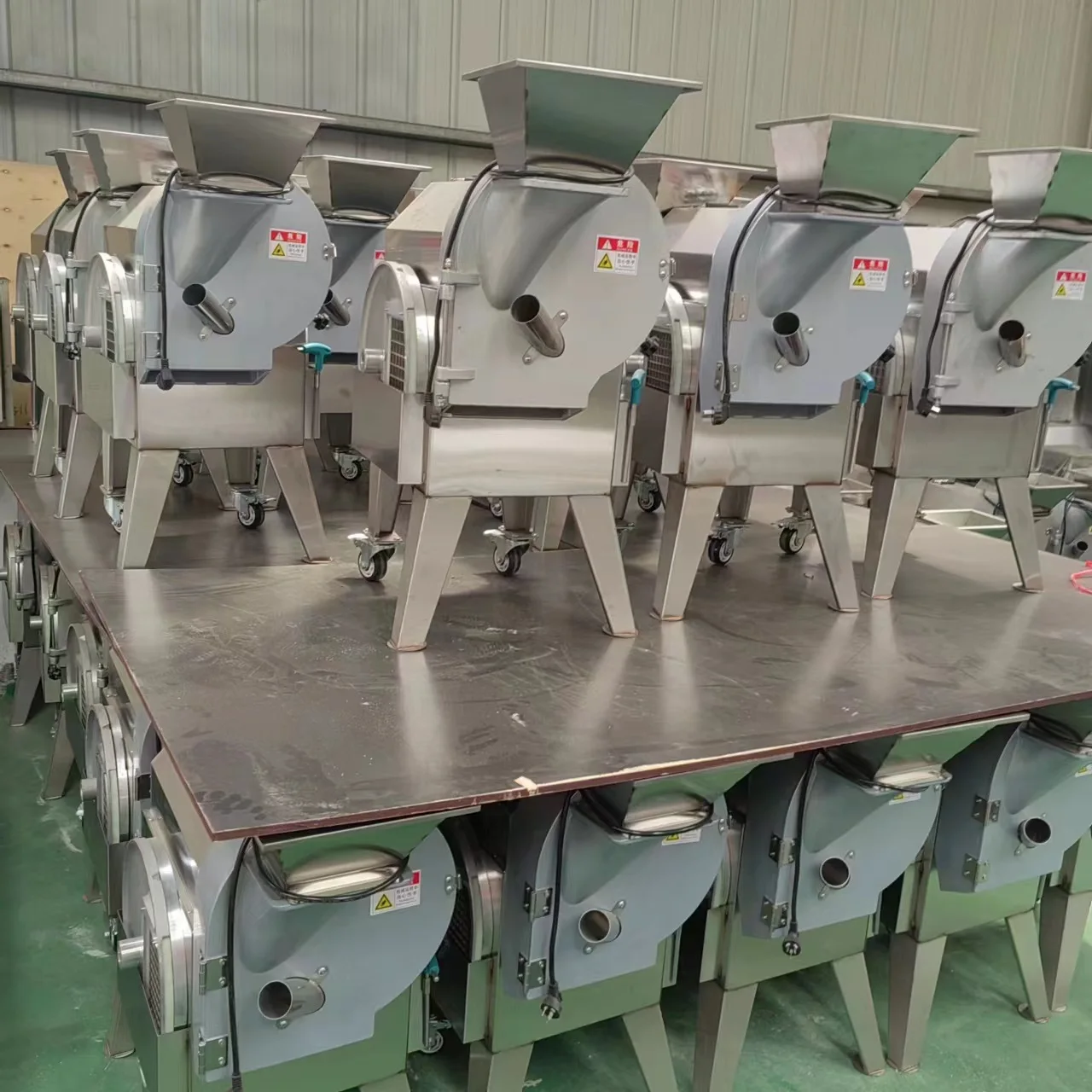 Electric food preparation cutting machine system Restaurant grade potato and onion processing equipment
