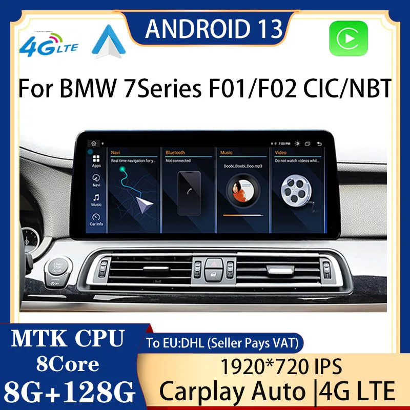 

Factory Price Android13 For BMW 740 Series F01 F02 Car Video Player Central Multimedia Screen8 Core 8G 128G 1920 Carplay Auto 4G