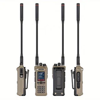 10W high-power UHF VHF full-band walkie-talkie Type-C charger FM AM, suitable for construction sites and outdoor use