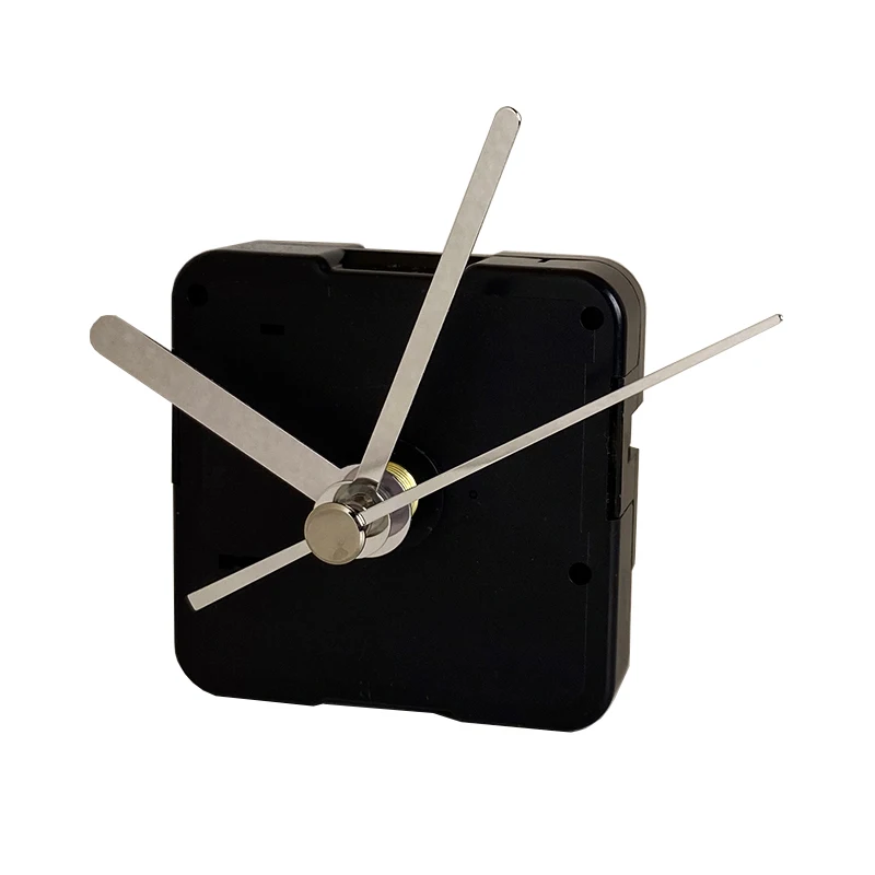 آلية حائط صامتة من نوع البطارية غير المحدودة مع إضاءة عالية 9012 ملحقات عقارب فضية يمكنك صنعها بنفسك حركة ساعة كوارتز