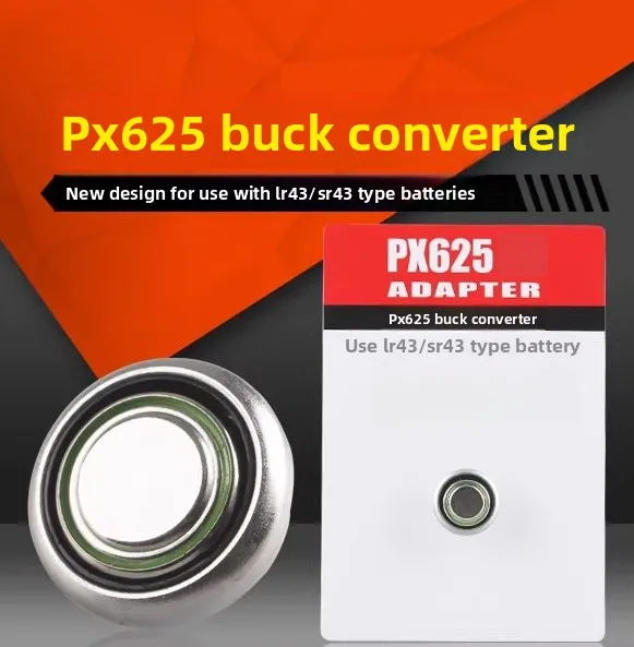 PX625 Battery Adapter for Vintage Film Camera 625A Replacement Step Down Voltage Converter 1.35V Battery Eliminator