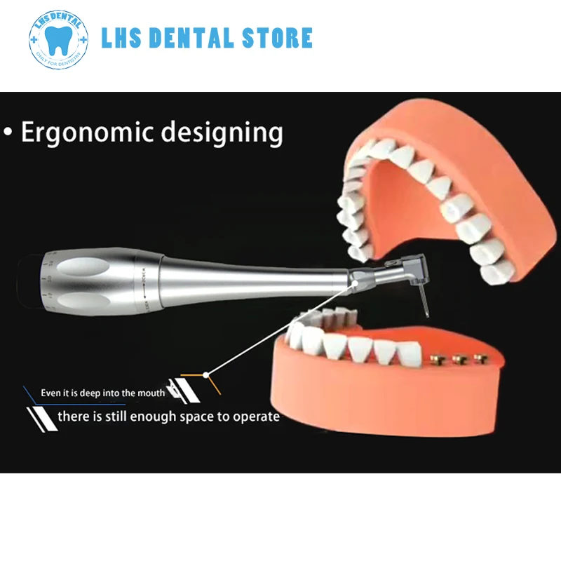 

Высокое качество! Динамометрический ключ для зубных имплантатов, регулировка крутящего момента с 12-гранной головкой отвертки ation170 ° Стоматологические инструменты