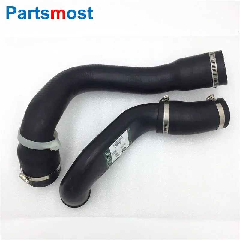 INTERCOOLER INLET MANIFOLD PIPE FOR LAND ROVER LR2 FREELANDER 2.2 INTERCOOLER TO MANIFOLD HOSE WITH CLAMPS NEW LR066429 LR002589