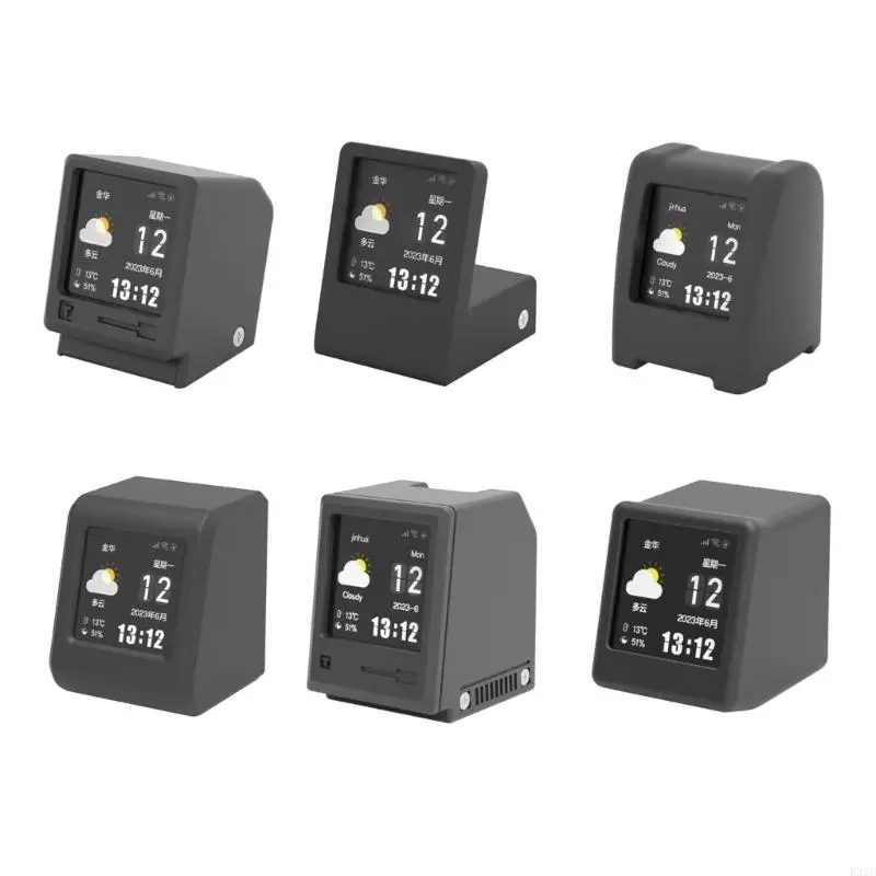 

K32C Multifunction Desk WiFi Digital Clock Wireless with Thermometer Hygrometer Brightness Adjustable
