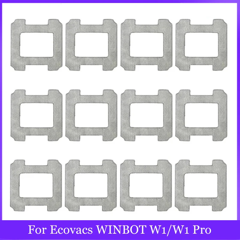 For Ecovacs WINBOT W1/W1 Pro Window Vacuum Cleaner Mop Cloth Spare Parts Mop Rags Accessories Washable Mop Pads Replacement