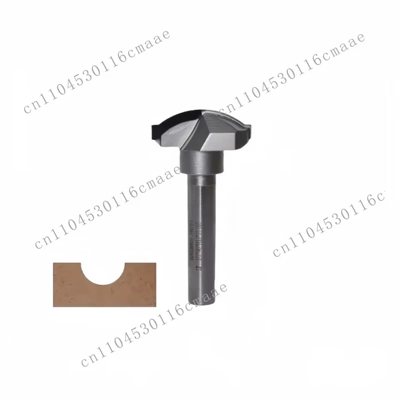 Pcd round concave box router drill bit diamond round bottom drill bit woodworking cabinet door cricket ball slot end mill