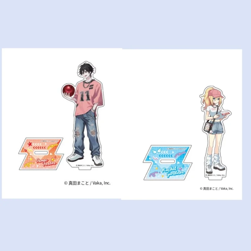 Anime Angels of Death 15cm Isaac Foster Rachel Gardner Key Chains Desk Decorations Souvenir Acrylic Stand Exquisite Products