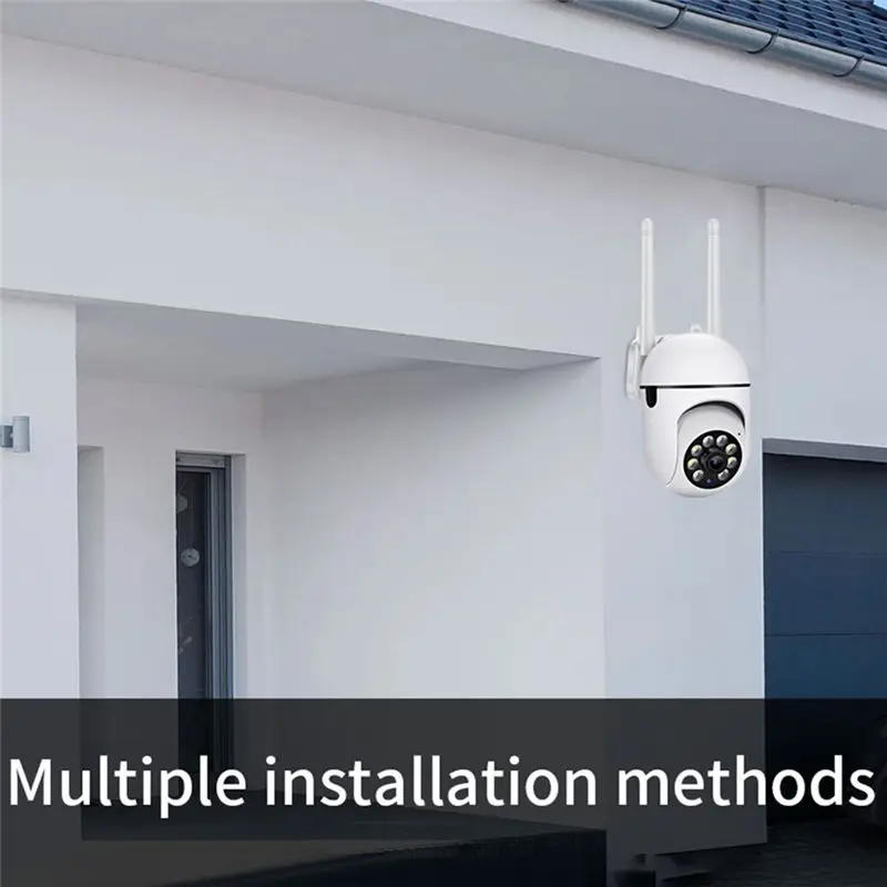 SWXF A7 ミニワイヤレス監視カメラ 360度インターコム 1080P HD ホームWiFiセキュリティ保護モニター