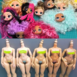 دمية OMG Big Sister للفتيات DIY تلبيس مهرجان ألعاب هدية أنماط مختلفة للاختيار من بينها الجسم والرأس 24 سم أصلي أفضل 10 مبيعات لدمى الرأس الكبير - رقم 8