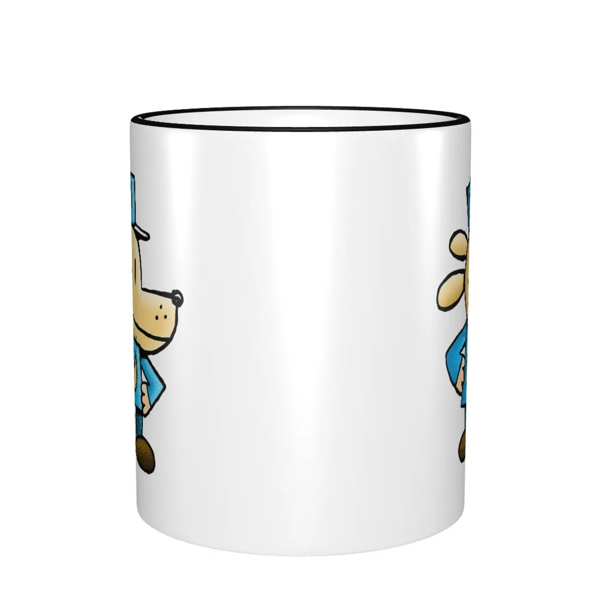 Dogman Merch Coffee Mugs Funny Dog Man Anime Cup Gifts