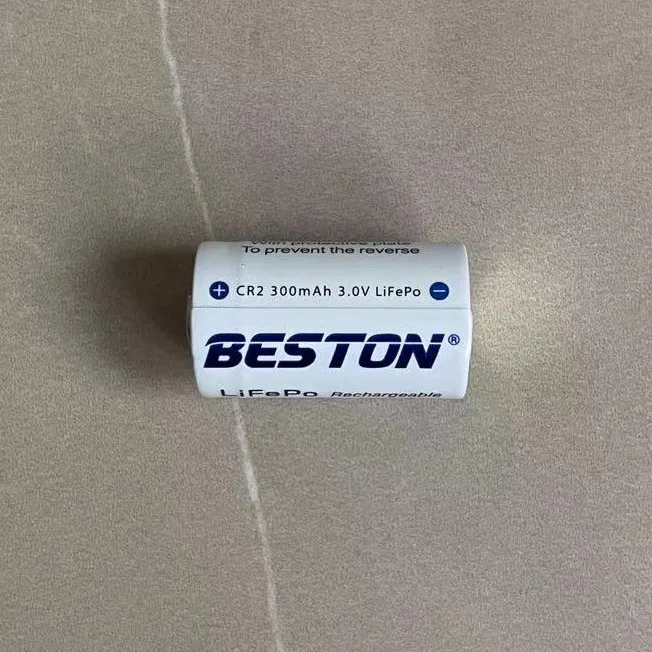 Suitable for beston lithium iron phosphate cr2 3v 300 mah rechargeable lithium battery