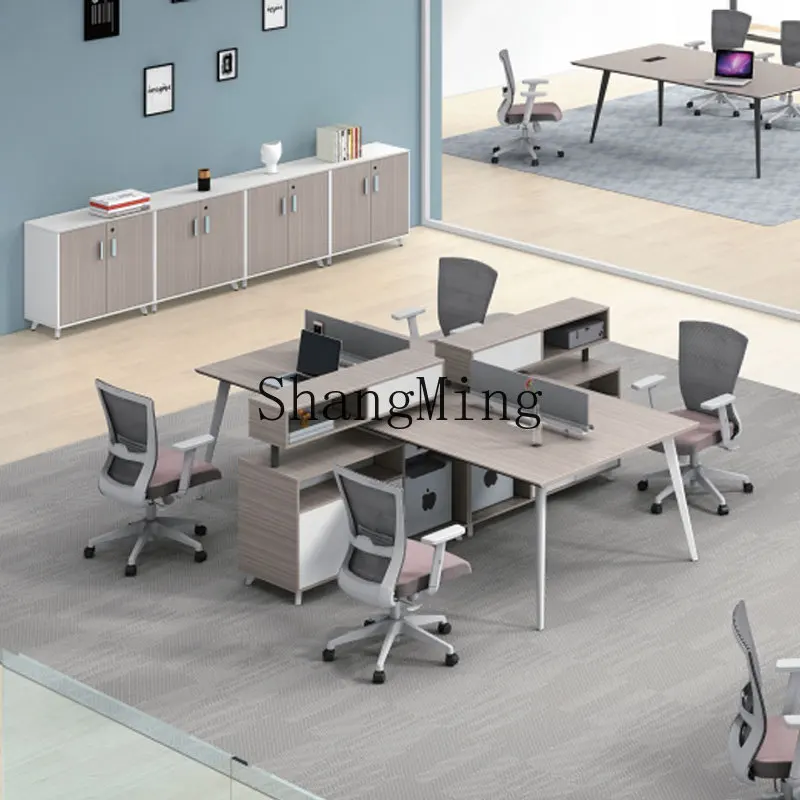 CL staff office desk and chair combination office station screen card seat simple computer desk