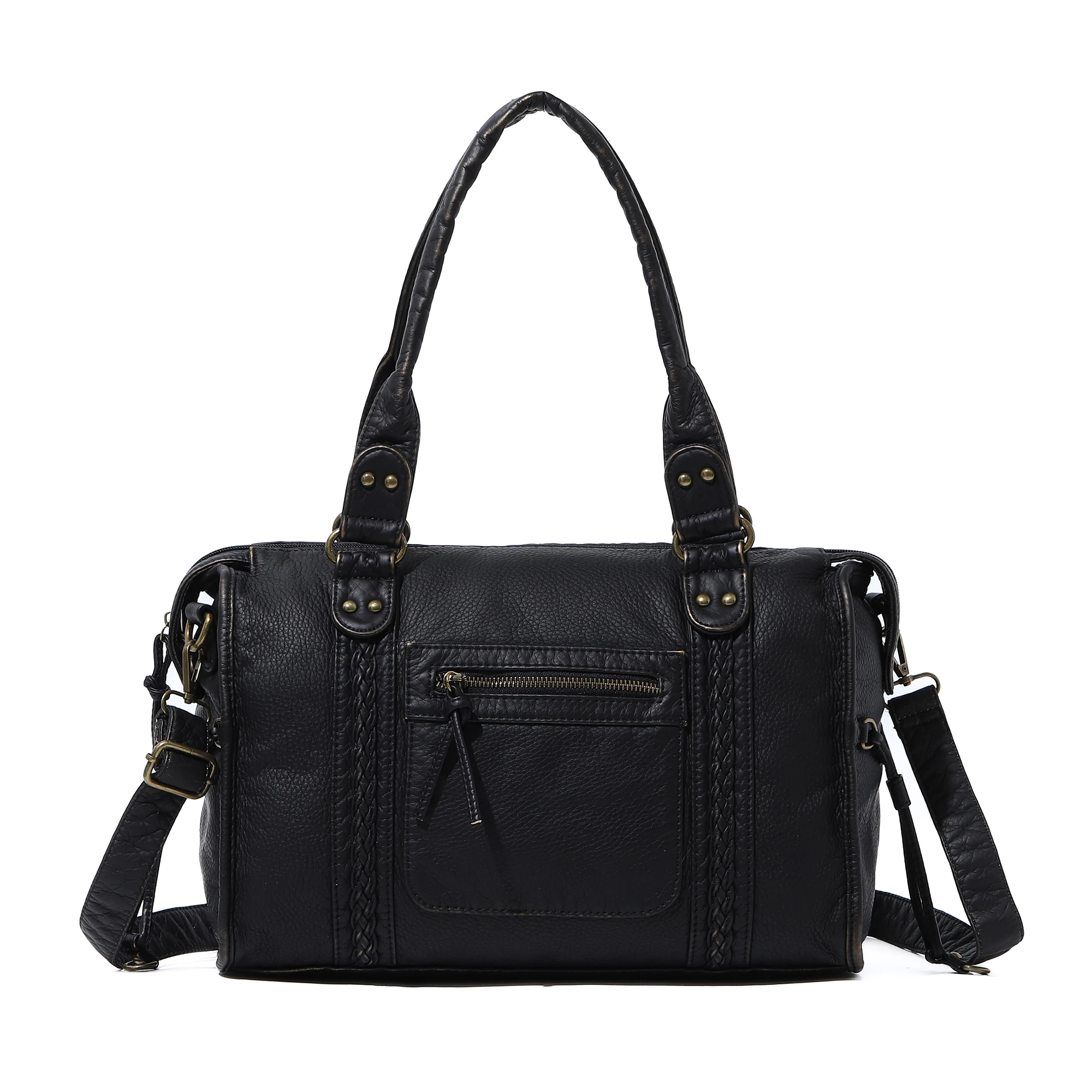 

Women's City Bag Large Vintage Y2K Tote Bag Washed PU Leather Grunge Purse Slouchy Shoulder Hobo Bag Crossbody Handbag