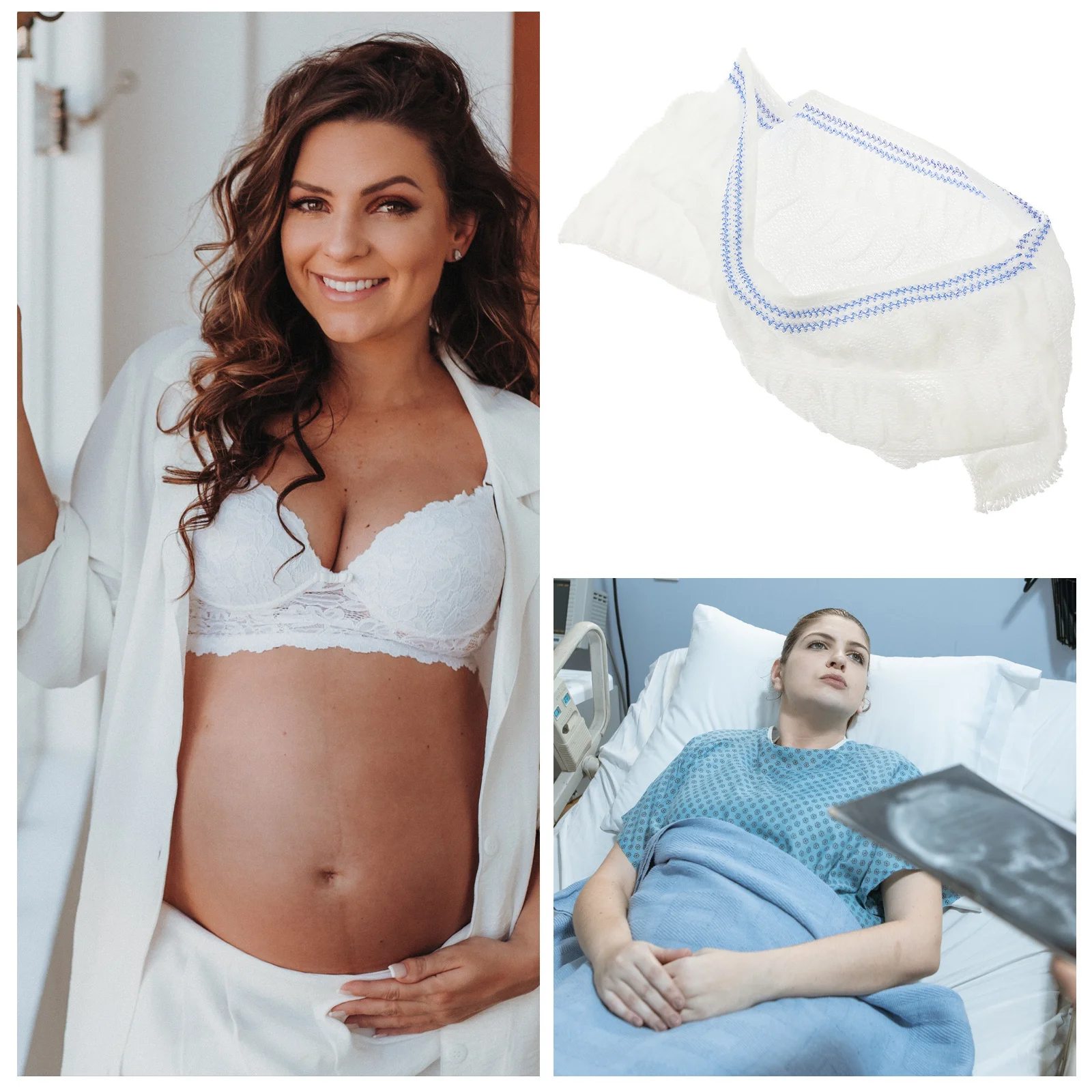 2pcs Urinary Briefs Fixation Sleeve Mesh Design For Incontinence Care Lightweight Adult Diapers Support Old Man Woman Postpartum