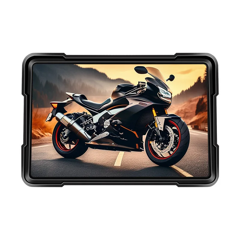 Front and rear double recording motorcycle locomotive recorder mobile phone interconnection portable navigator