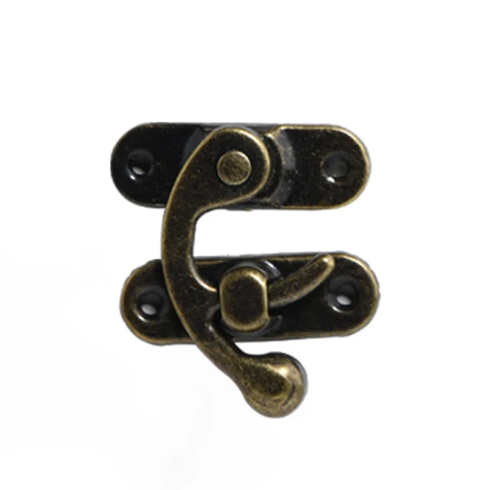 

Secure Locking Mechanism Retro Tin Box Lock Lock New Chinese Style Storage Black Box Multi Functional Applications